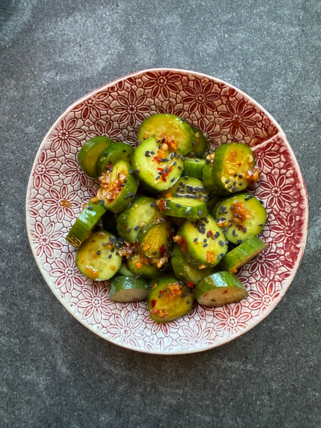 סלט מלפפונים אסיאתי