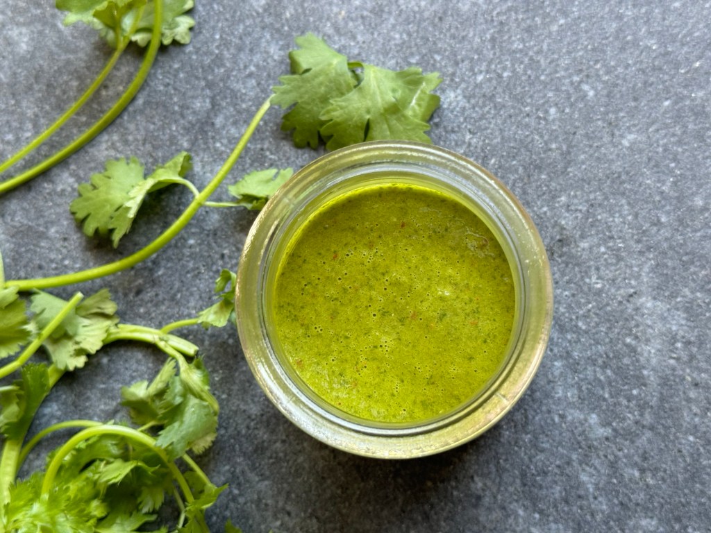 צ׳אטני נענע וכוסברה