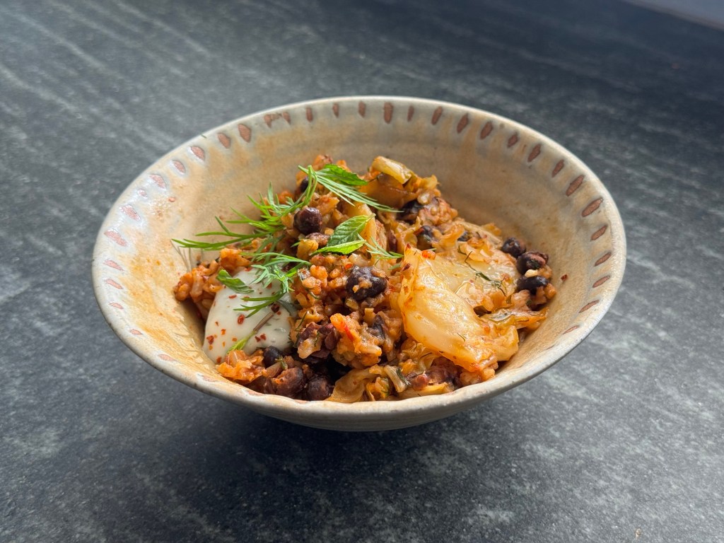 תבשיל כרוב, שעועית&nbsp;ואורז