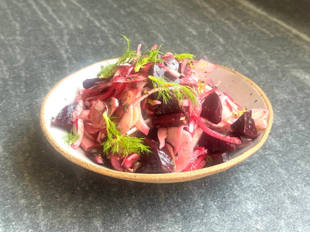 סלט סלק, שומר ובצל&nbsp;מוחמץ